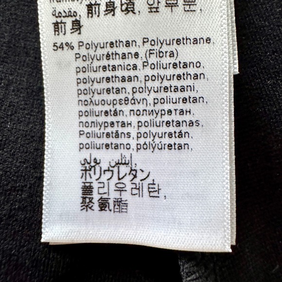 Wolford Jo Mixed Fabric Faux Leather Front Leggings US 14 EU 44 Black Slim - Picture 12 of 15